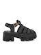 Γυναικεία Σανδάλια Flatforms Μαύρα