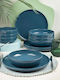 Dinnerware Set 12 Pieces 710ktp9751 Navy Blue Hermia 12 Pieces Porcelain