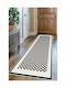 Conceptum Hypnose Varied Rectangular Rug Cream-Black 60x100cm