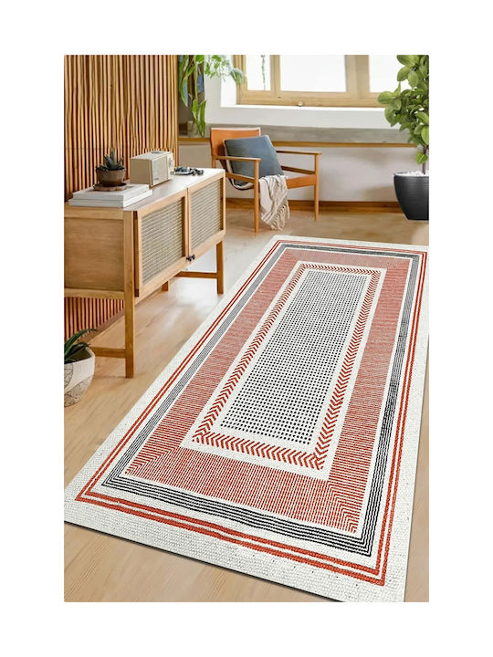 Conceptum Hypnose Orange Wicker Multicolour Runner Rug 60x200cm