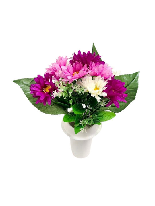 Vases Grave Daisy 13 Branches Thim35019 Purple