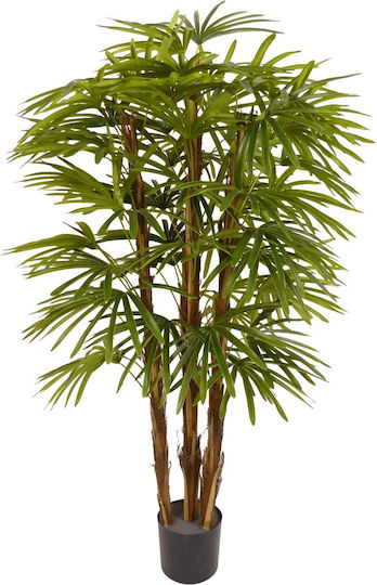 Artekko Verde Πράσινο Τεχνητό Φυτό Rapis Γλάστρα 150cm X 150cm