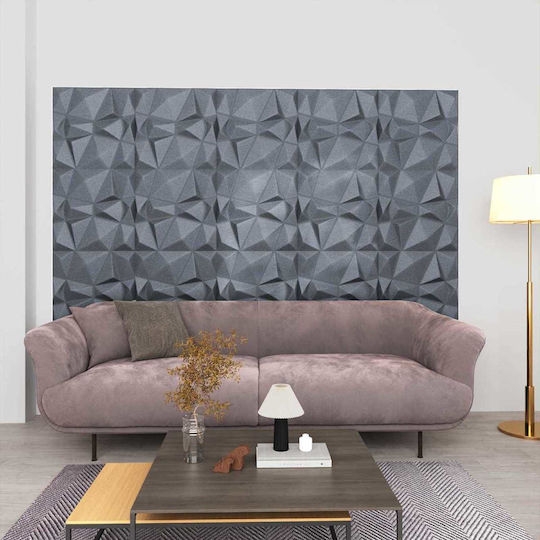 Vidaxl Panouri Decorative 3d 24 Bucăți Diamant Gri 50 X 50 Cm Polistiren Xps