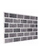 Vidaxl Πάνελ Τοίχου 10 Pcs Μαύρο Γκρι 100 X 50 Cm Αφρός Eps