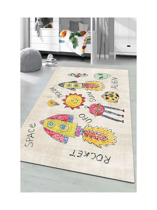 Conceptum Hypnose Kinderteppich Mehrfarbig 60x150cm
