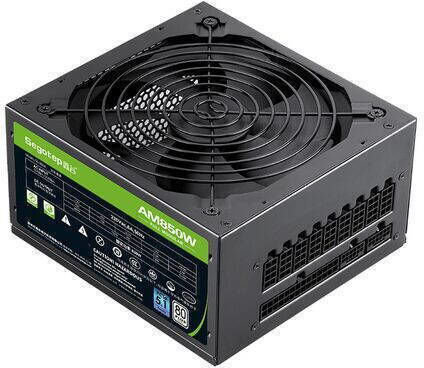Segotep AM850 850W Черен Захранващ Блок За Компютър Пълен Модул 80 Plus Standard