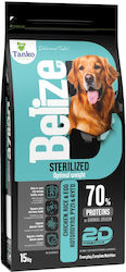 Belize 15kg Dry Dog Food Light For Neutered Dogs With Chicken Meat And Rice