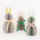 3 Парти Декорации Заек Honeycomb Bunnies Liberty