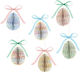 Hanging Honeycomb Egg Decorations Liberty 6 Pieces