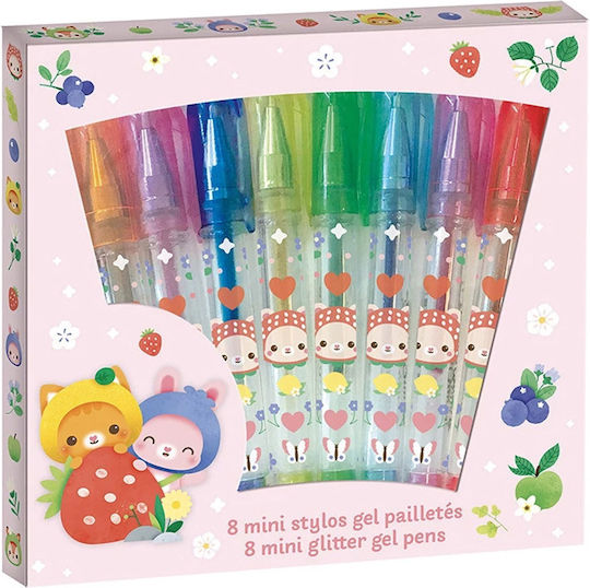 Janod Διάφανοι Μαρκαδόροι Ζωγραφικής με Glitter Σετ 16τμχ