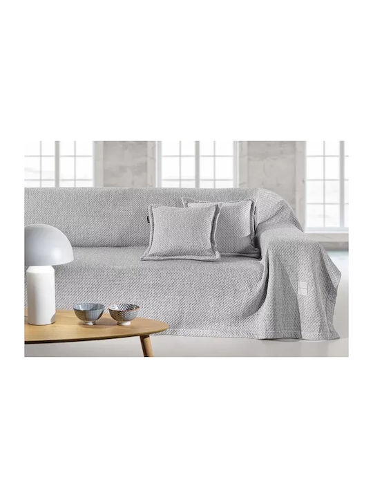 Guy Laroche Cooling Four-Seater Sofa Throw Velv...