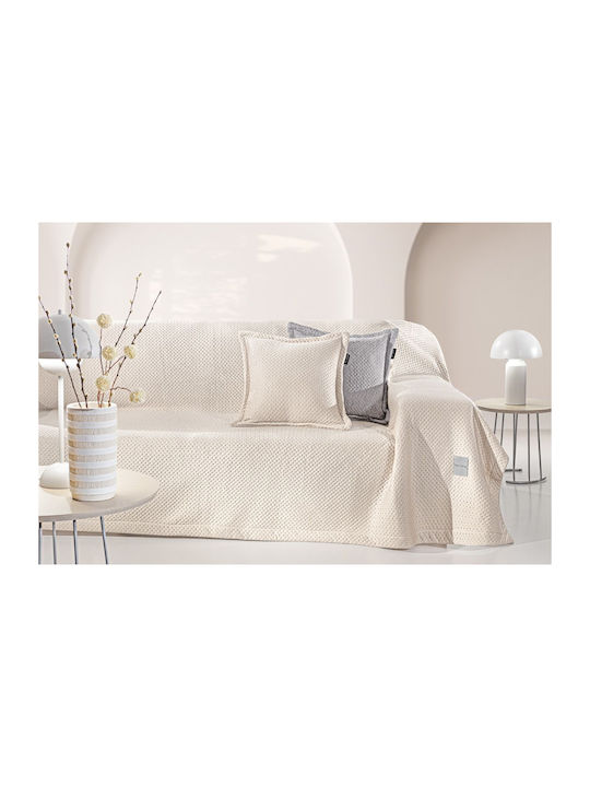 Guy Laroche Cooling Four-Seater Sofa Throw Velv...