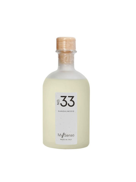 Ανταλλακτικό Αρωματικό Χώρου Diffuser 240ml Mysenso No33 Sandalwood