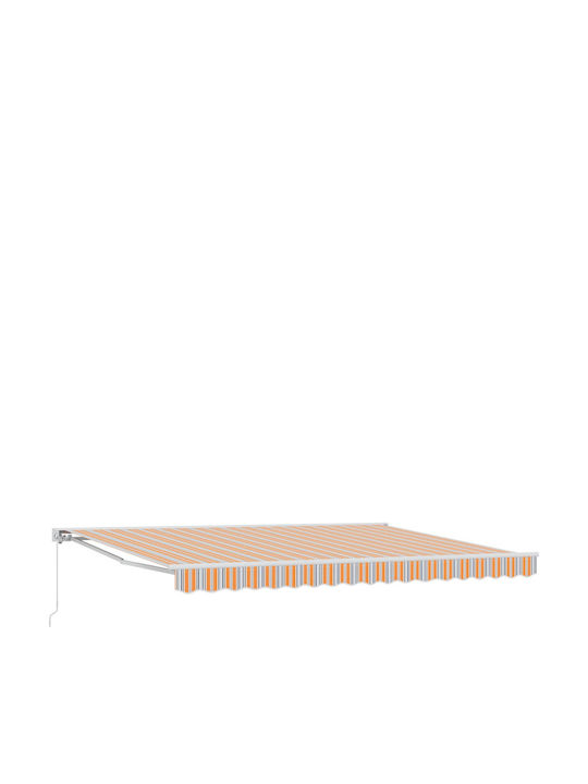 vidaXL Terrace Tent with LEDs Orange x