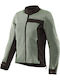 Dainese Lisbona Air Tex Καλοκαιρινό Γυναικείο Μπουφάν Μηχανής Iceberg Green/Black