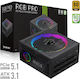 GameMax RGB PRO 850G 850W Μαύρο Τροφοδοτικό Υπολογιστή Full Modular 80 Plus Gold