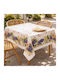 My Home Luxury Stain Resistant Multicolour Tablecloth 140x280cm