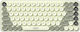XO KB-12 Kabelloses Bluetooth Tastatur Englisch...