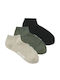 Jack & Jones Андрически Едноцветни Чорапи Smokey Olive/moonstruck 3Pack