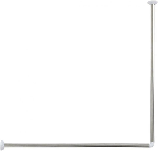 Atmosphera Corner Shower Curtain Rod 90cm