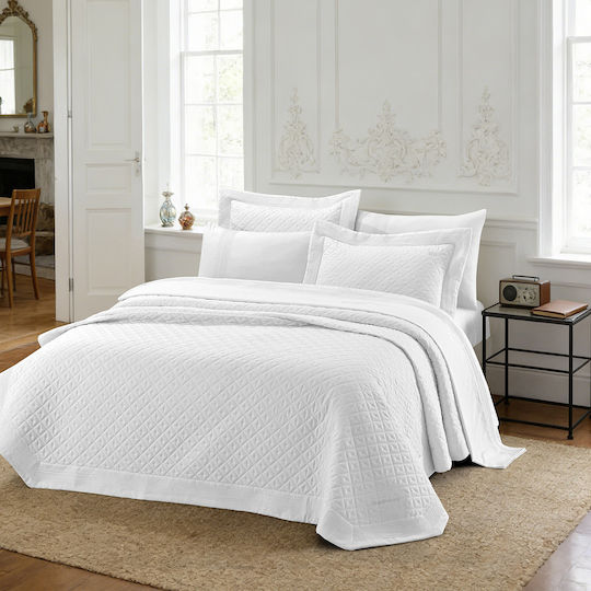 Beauty Home Art 12509 Bridal Set Double with 2 Pillowcases 230x250 cm