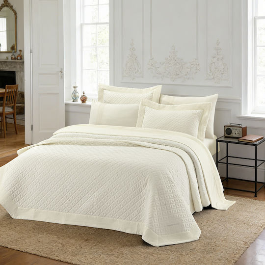 Beauty Home Art 12509 Bridal Set Double with 2 Pillowcases 230x250 cm