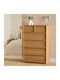 Kommode Schlafzimmer Holz 80x48x127cm