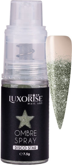 Ombre Spray Nageldesign Luxorise Disco Limette Burst