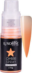 Ombre Spray Nageldesign Luxorise Neon Orange