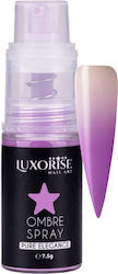 Ombre Spray Nail Art Luxorise Pure Elegance Purple