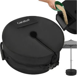 Gardlov Stand De Umbrelă Din Țesătură Neagră 48x48cm