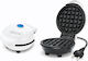 Andowl Mini Waffeleisen Für Runde Waffeln 350W