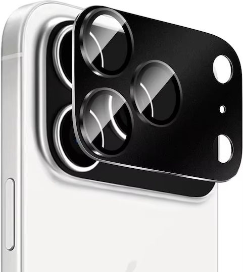 Handy-Kameraschutz Gehärtetes Glas Schwarz für das iPhone 17 Pro