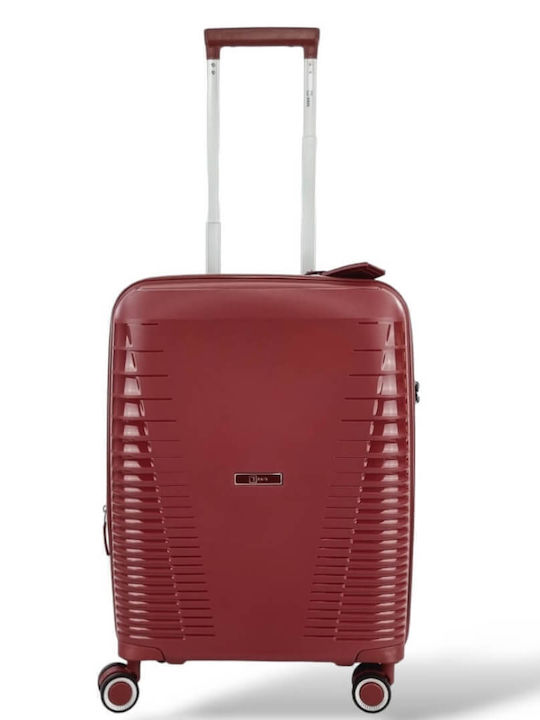 Rain Large Hard Burgundy Suitcase With 4 Wheels...