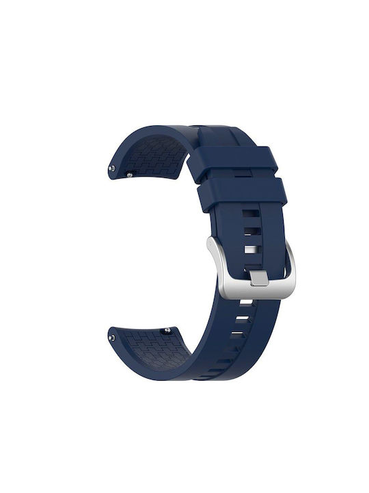 Wishbox Λουράκι Σιλικόνης Geometric Sport Oneplus Watch 2r 47mm Μπλε Navy