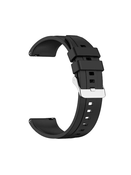 Wishbox Λουράκι Σιλικόνης Geometric Sport Oneplus Watch 2r 47mm Μαύρο