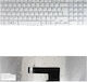German Laptop Keyboard Sony Vaio Fit SVF15 SVF152 SVF1521C5E SVF15218CXW SVF152C29M SVF152A29M SVF153 SVF153A1YM SVF153A2TT SVF154 SVF15A1M2ES SVF15A1S2ES DE without Frame White Code 40139denofrwhite