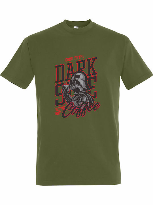 Tricou Unisex Come To Dark Side We Have Coffee ...