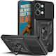 Orso Combo Kickstand Slide Back Cover Μαύρο (Poco X8 Pro Max)