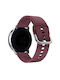 Silicone Strap Smart Clasp Samsung Gear S2 Classic Gear Sport 10.5cm 8.5cm Burgundy