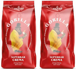 Gorilla Espresso Crema Schokolade in Körner 2x1kg