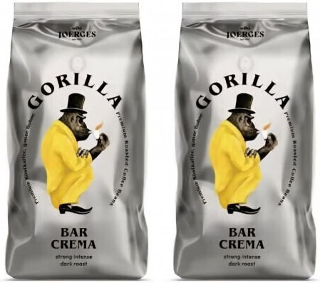 Gorilla Gorilla Espresso Kaffee in Körner 2x1kg