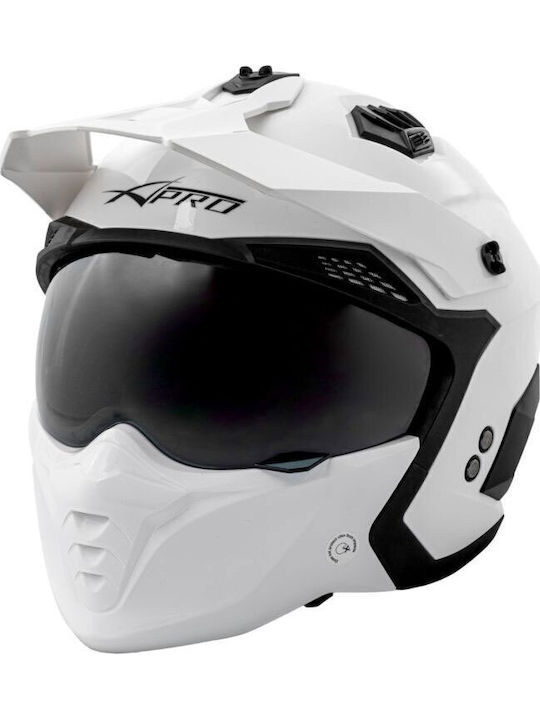 A-Pro Alien Cască Moto Modulară ECE 22.06 1300gr cu Vizieră de Soare