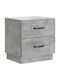 Wooden Gray Bedside Table 43x34.5x44.5cm