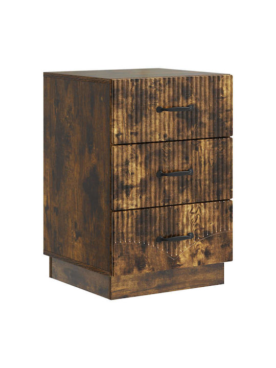 Wooden Brown Bedside Table 43x41x63.5cm