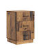 Brown Wooden Bedside Table 43x41x63.5cm