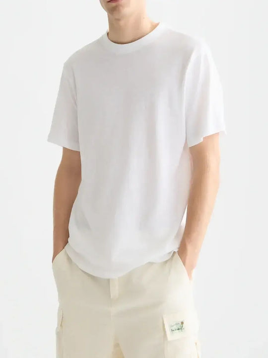 Scotch & Soda 3 Crosses T-shirt Λευκό