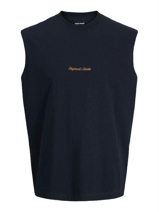 Jack & Jones Crew Neck Blue Blouse