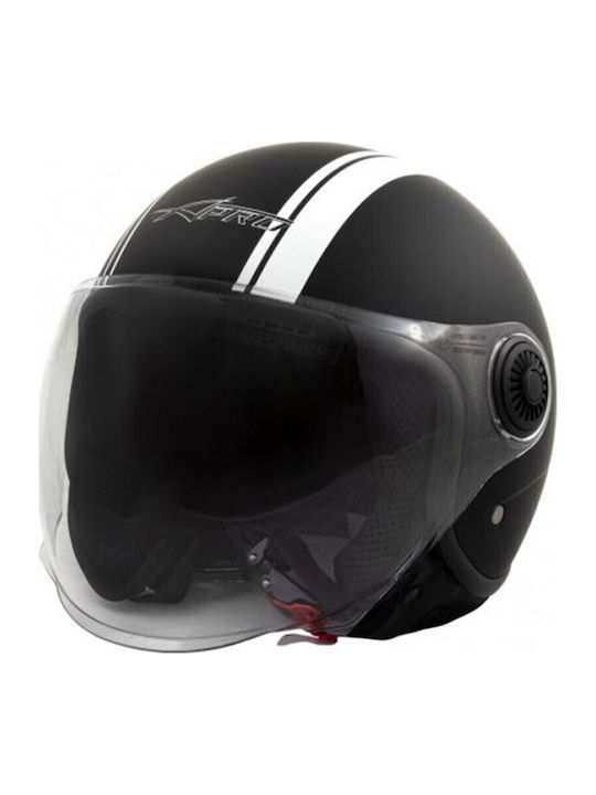 A-Pro Medley Schwarz Matt Motorradhelm Jet ECE ...