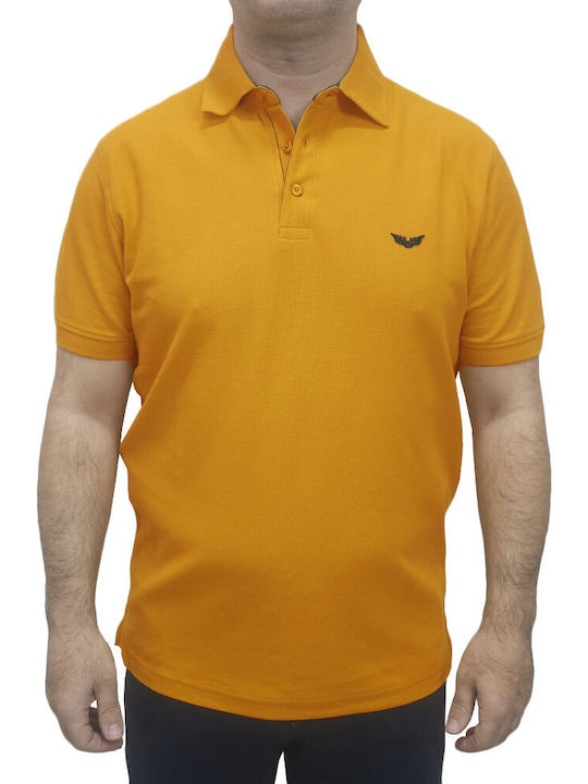 Side Effect Polo Herrenbluse Kurzarm Gelbe